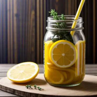 Lemon Vinaigrette in a Jar