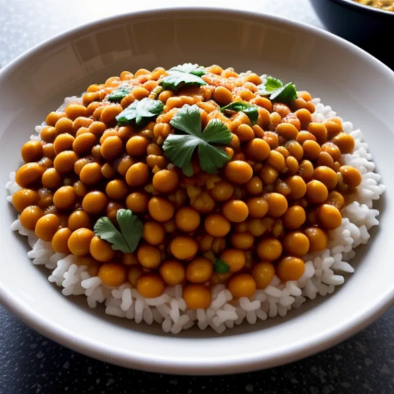 Lentil and Vegetable Curry in a Bowl