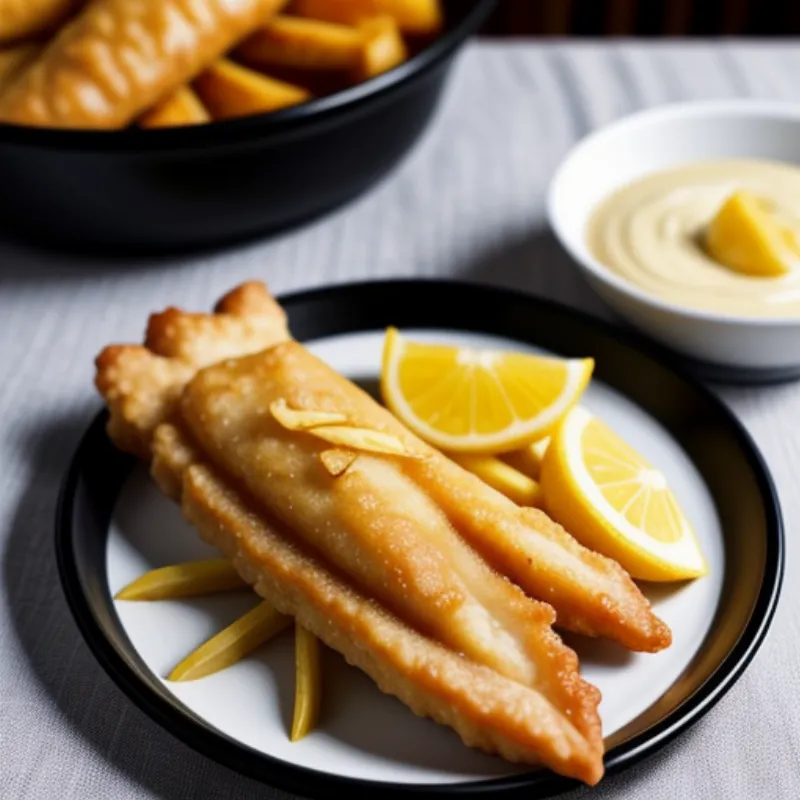 Malt Vinegar with Fish and Chips