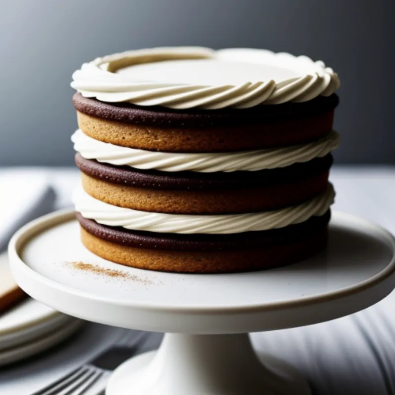 Medovik cake layers