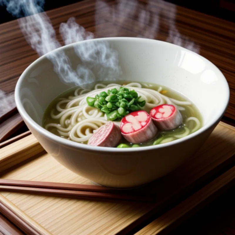 Mentsuyu Noodle Soup