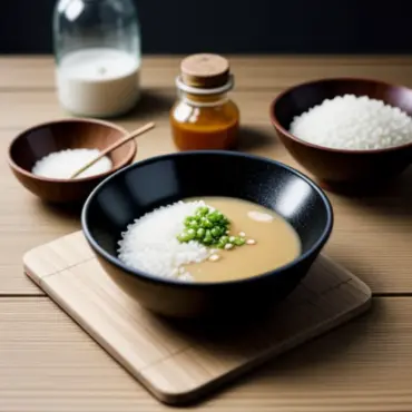 Ingredients for miso dressing