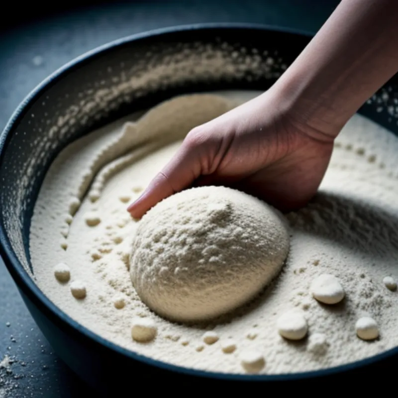 Mixing Matzo Dough