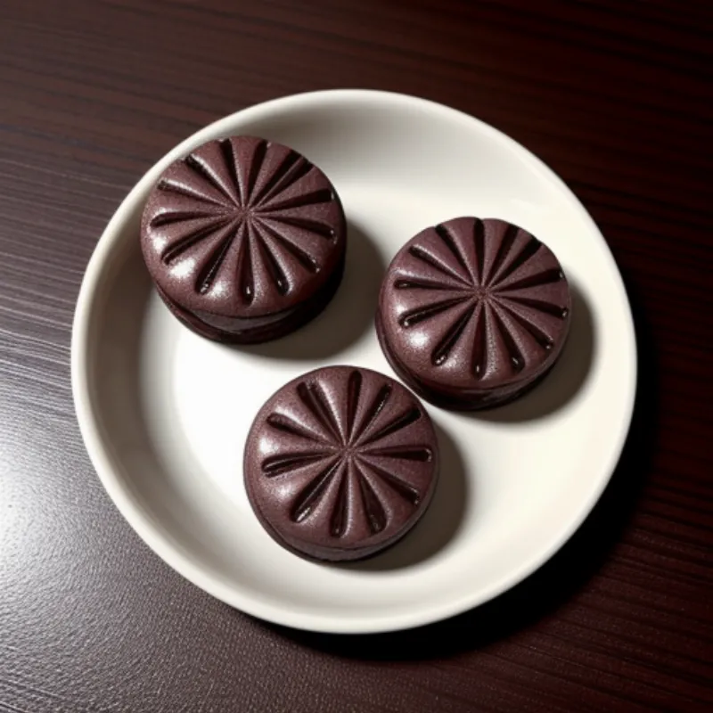 Assembling Monaka with Red Bean Paste