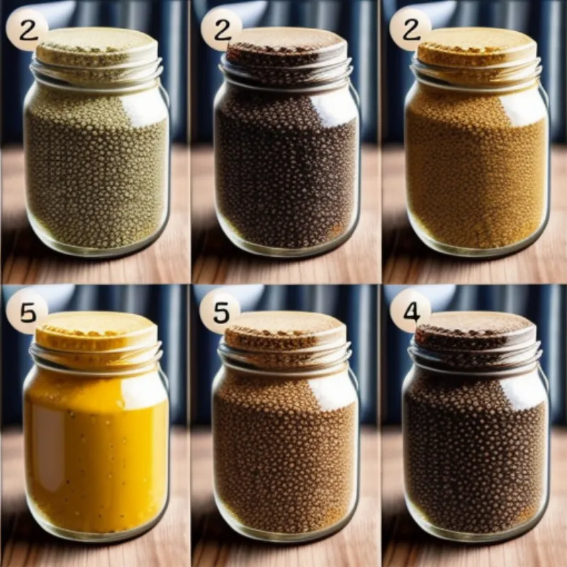 Homemade Mustard Making Process