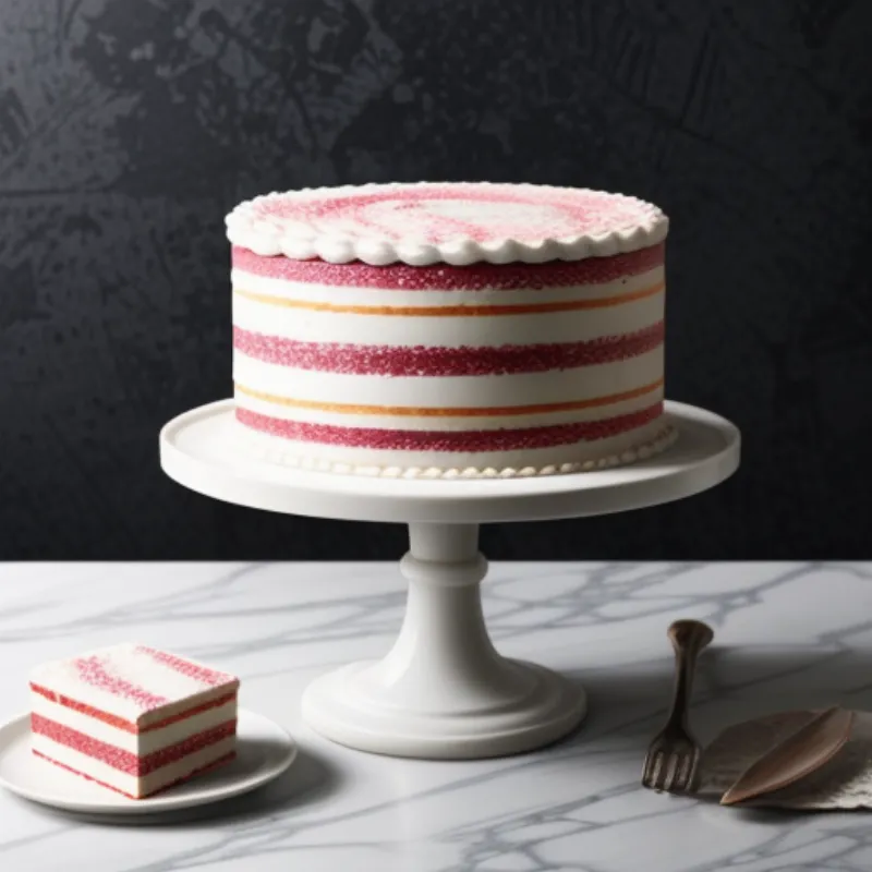 Frosted Neapolitan Cake