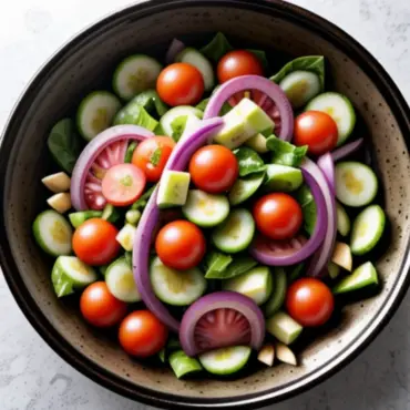 Olive Oil and Vinegar Salad