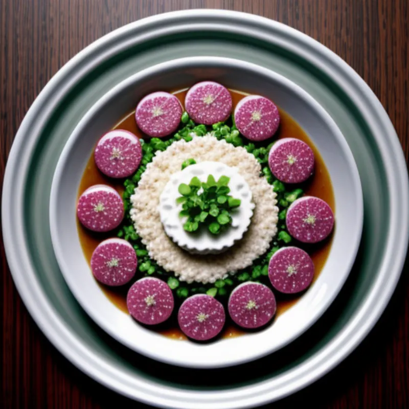 Onion Gravy Dressing Salad Platter