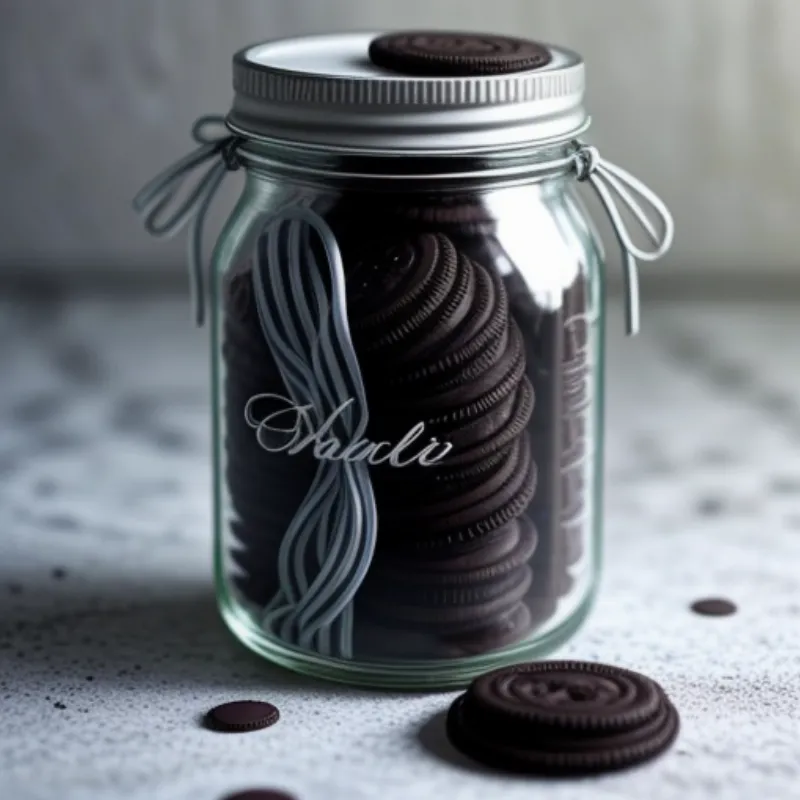 Oreo Chocolate Chip Cookies in a Jar