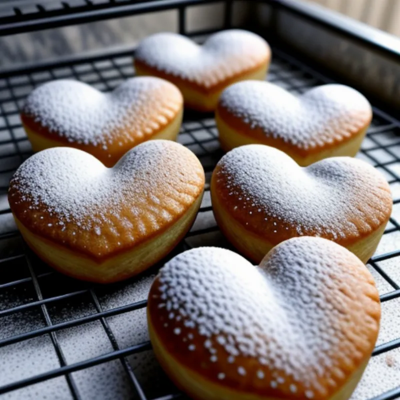 Assortment of Pastry Hearts