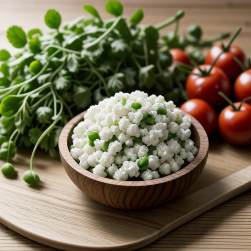 Fresh Ingredients for Pea Shoot Salad