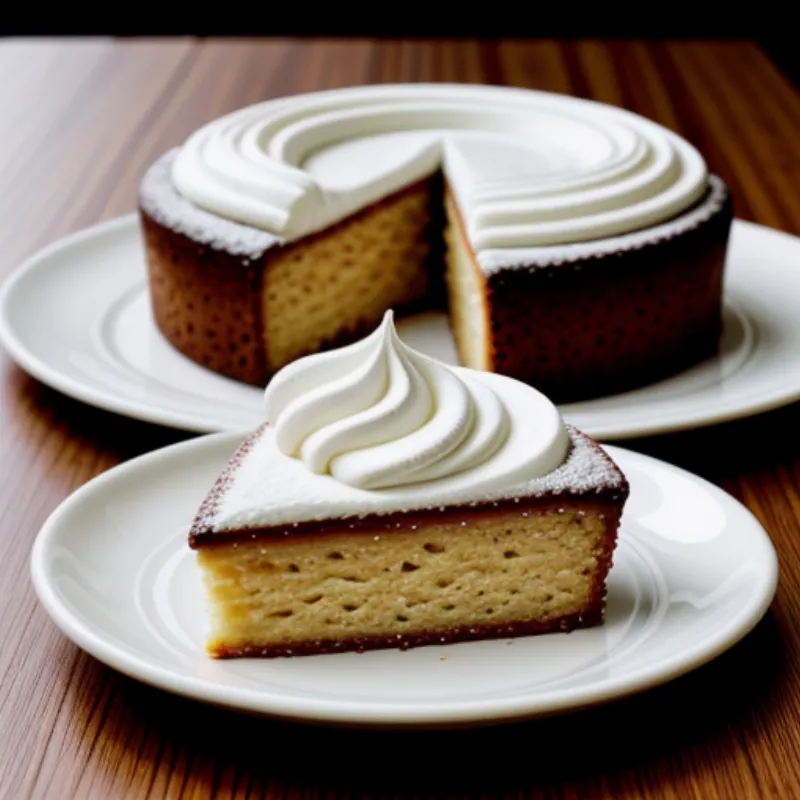 Slice of Persimmon Cake