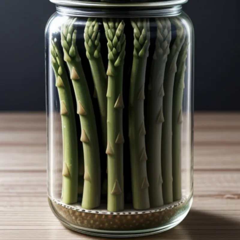 Pickled Asparagus in a Jar