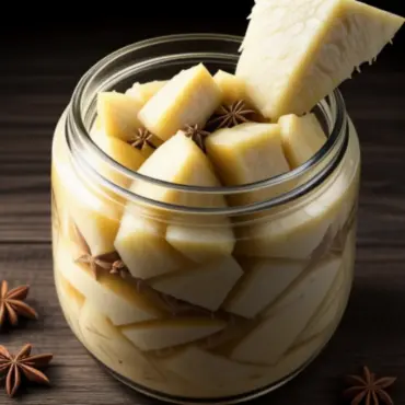 Pickled Pineapple in a Jar
