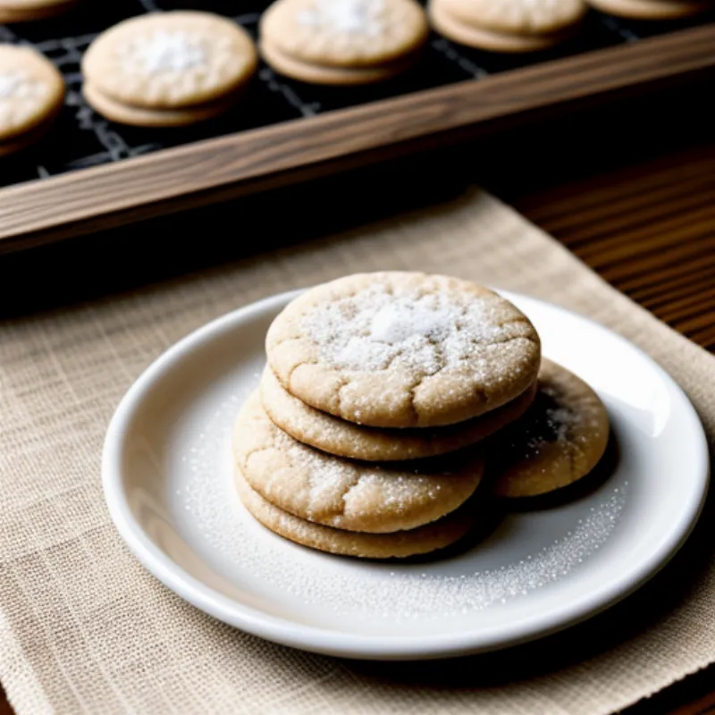 Pinched Almond Cookies