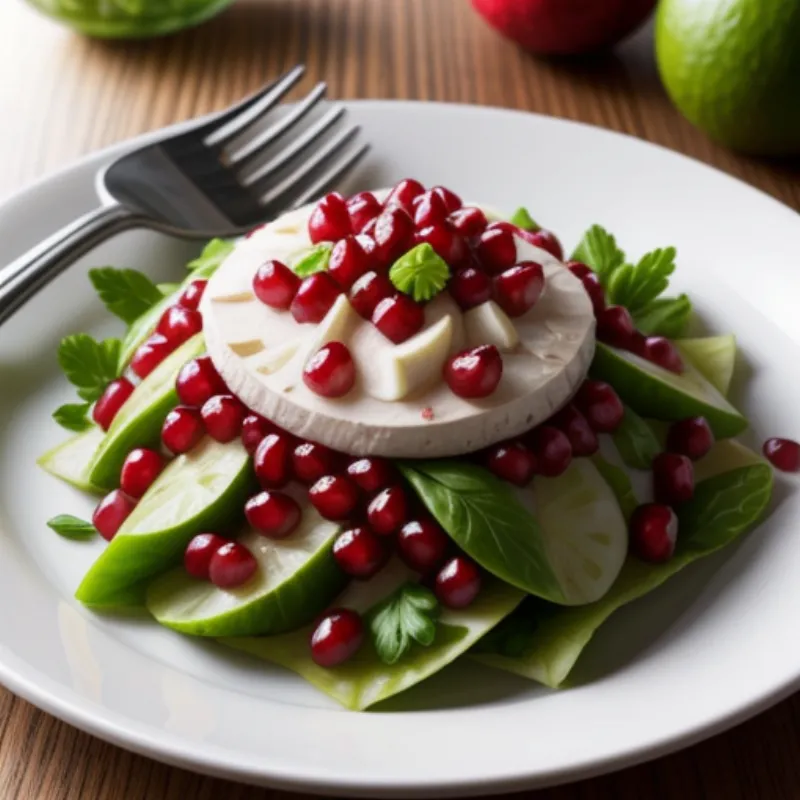 Plated Pomegranate Salad