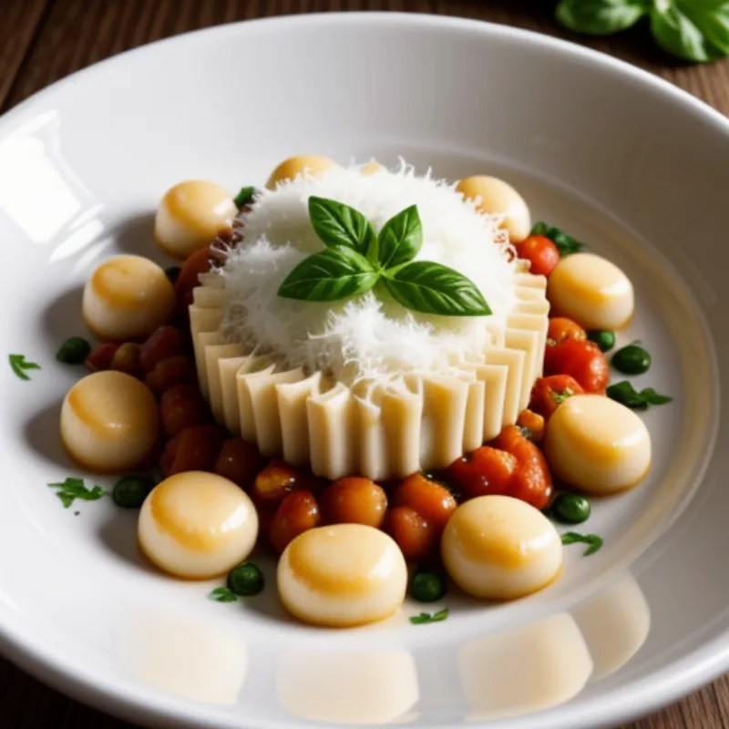 Plate of Vegetable Gnocchi with Herbs