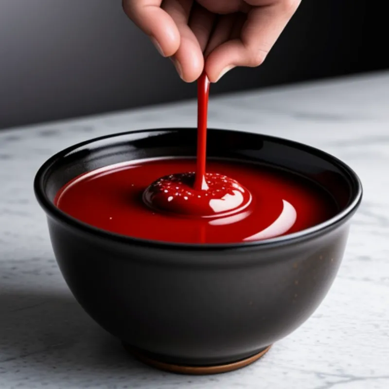 Pouring Sinh To Sauce into a bowl