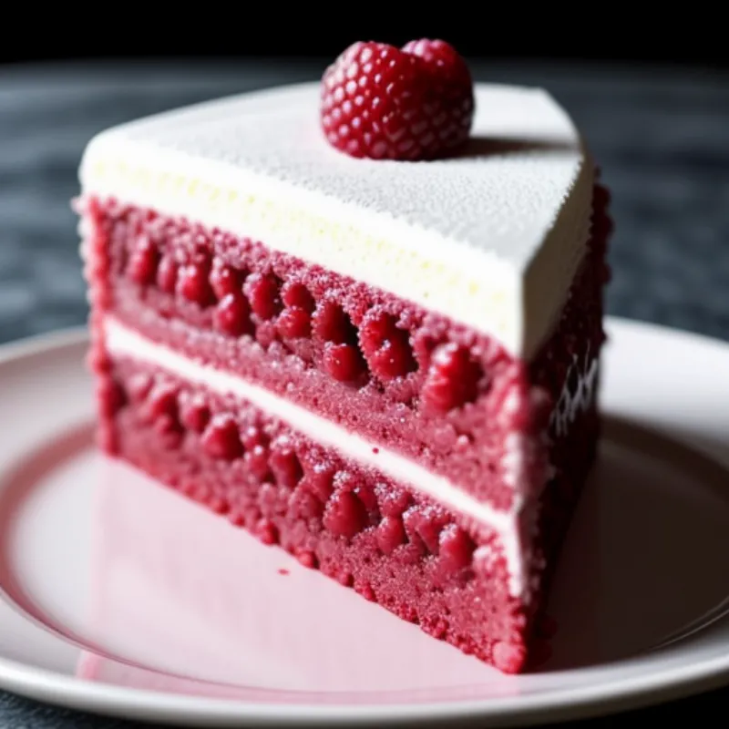 Raspberry Lamington Cake Slice