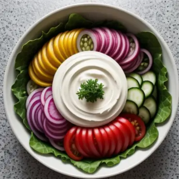 Salad Cream Dressing Salad