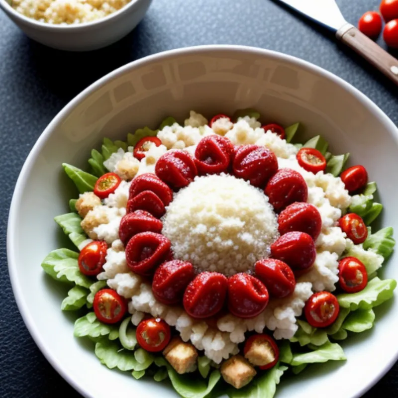 Salad with Sun-Dried Tomato Dressing