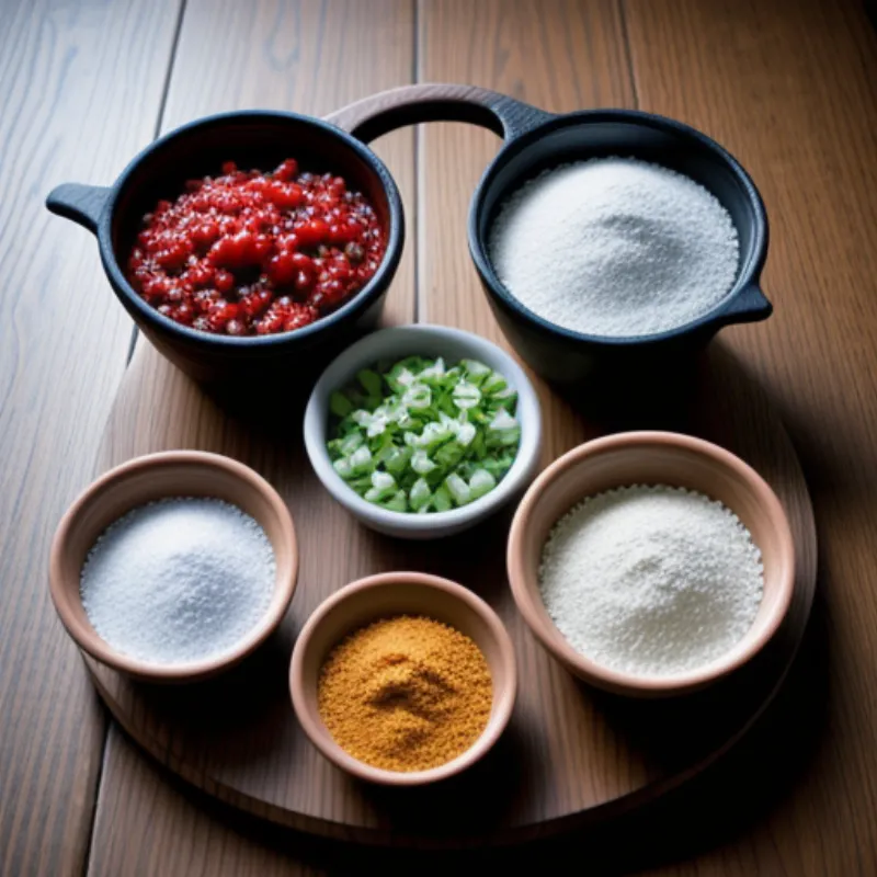 Ingredients for Salsa de Chile Ancho