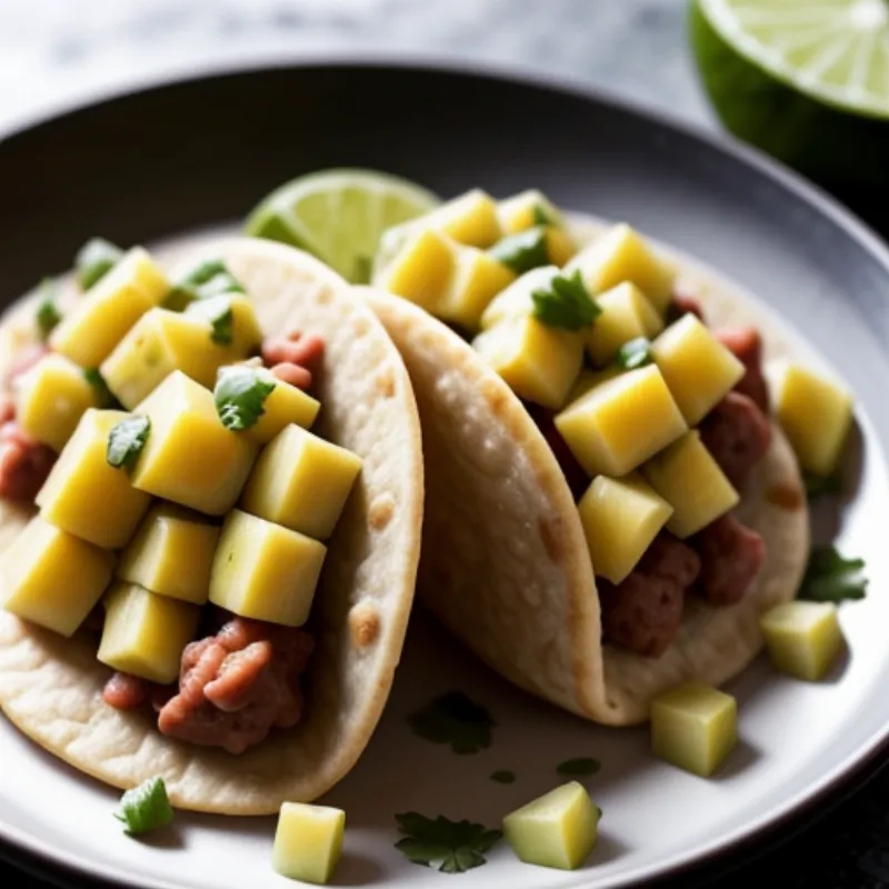 Tacos with Pineapple Salsa