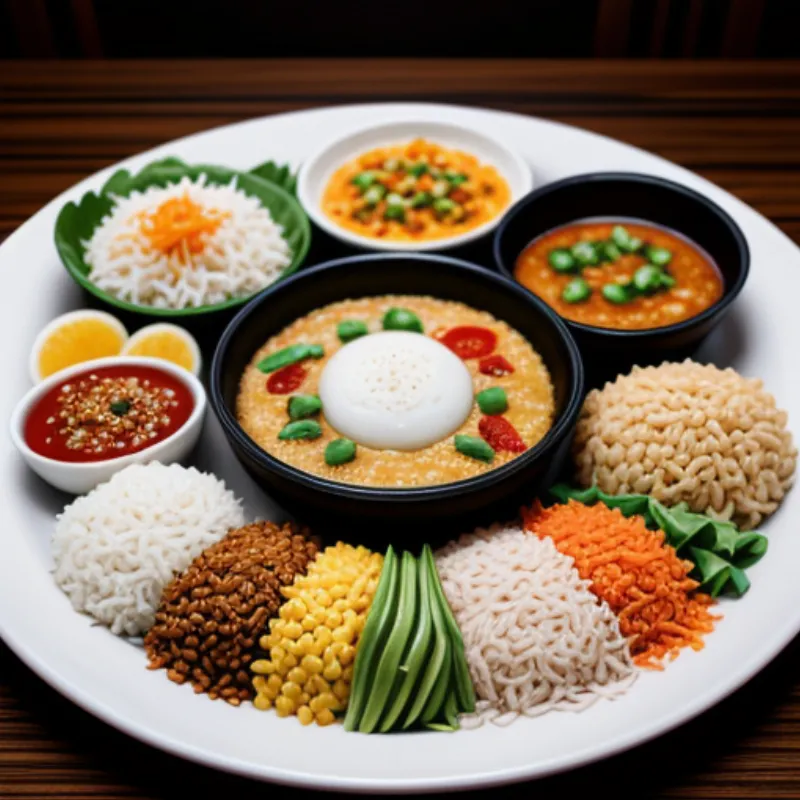 Sambal Kecombrang served with Indonesian dishes