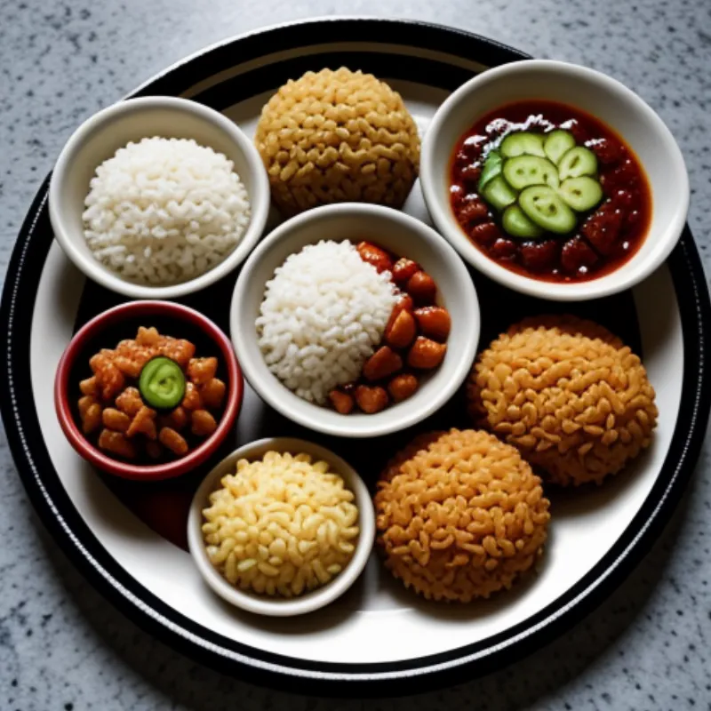 Sambal Kerapu served with Indonesian food