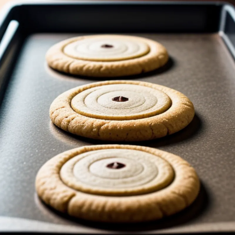 Samoa Cookies on Baking Sheet
