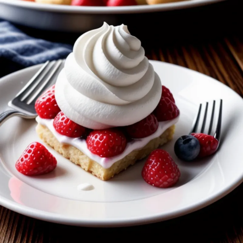Shortcake with Berries and Cream