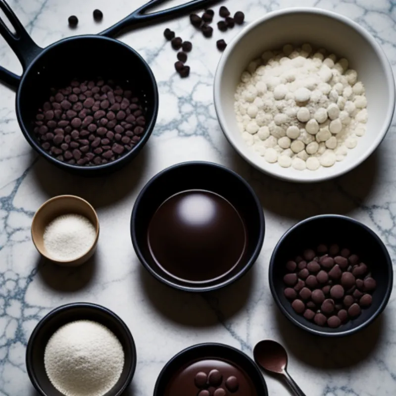 Ingredients for Soft Chocolate Cookies