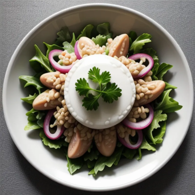 Plated Squid Salad