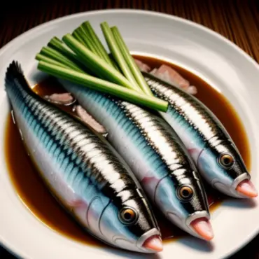 Steamed Mackerel with Ginger and Scallions