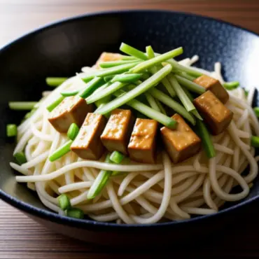Stir-fried Bean Sprouts and Tofu