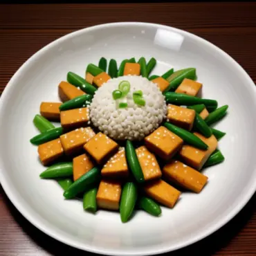 Stir-Fried Tofu Skin with Vegetables
