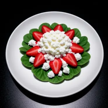Strawberry Salad on a Platter