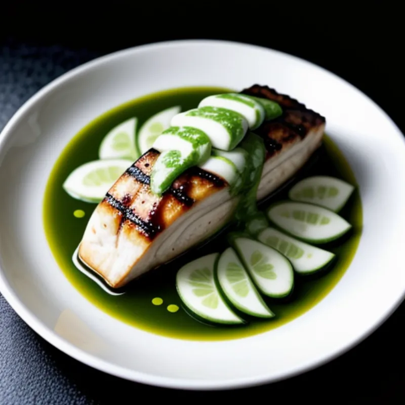 Grilled Fish with Sudachi Sauce