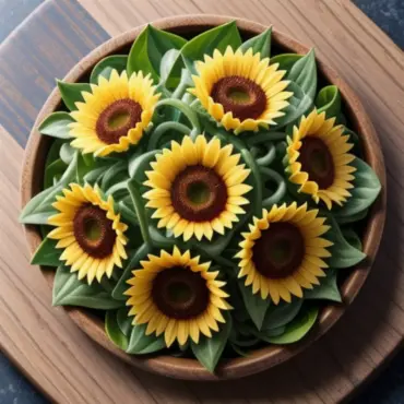 Sunflower Sprout Salad Ingredients