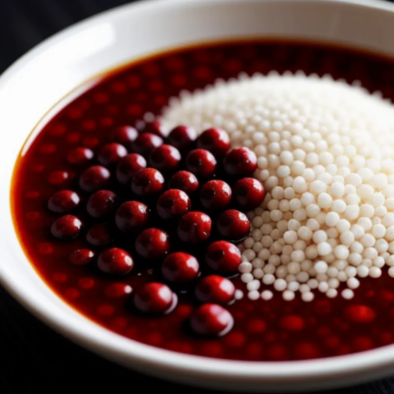 Close-up of Szechuan peppercorns in a bowl