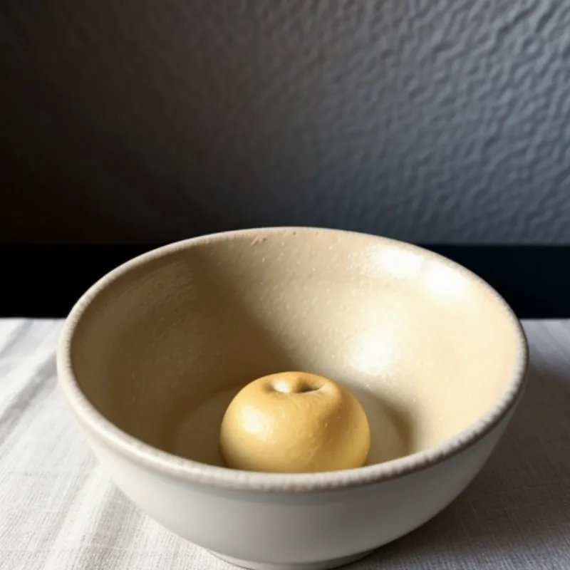 Golden brioche dough rising in a bowl