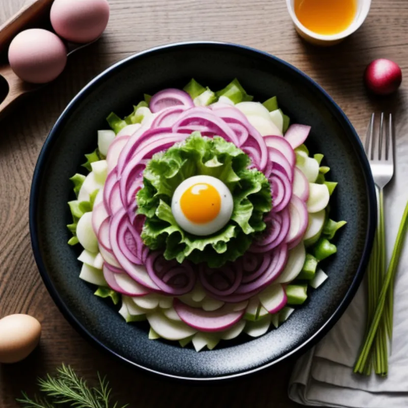 Ingredients for Turnip Green Salad