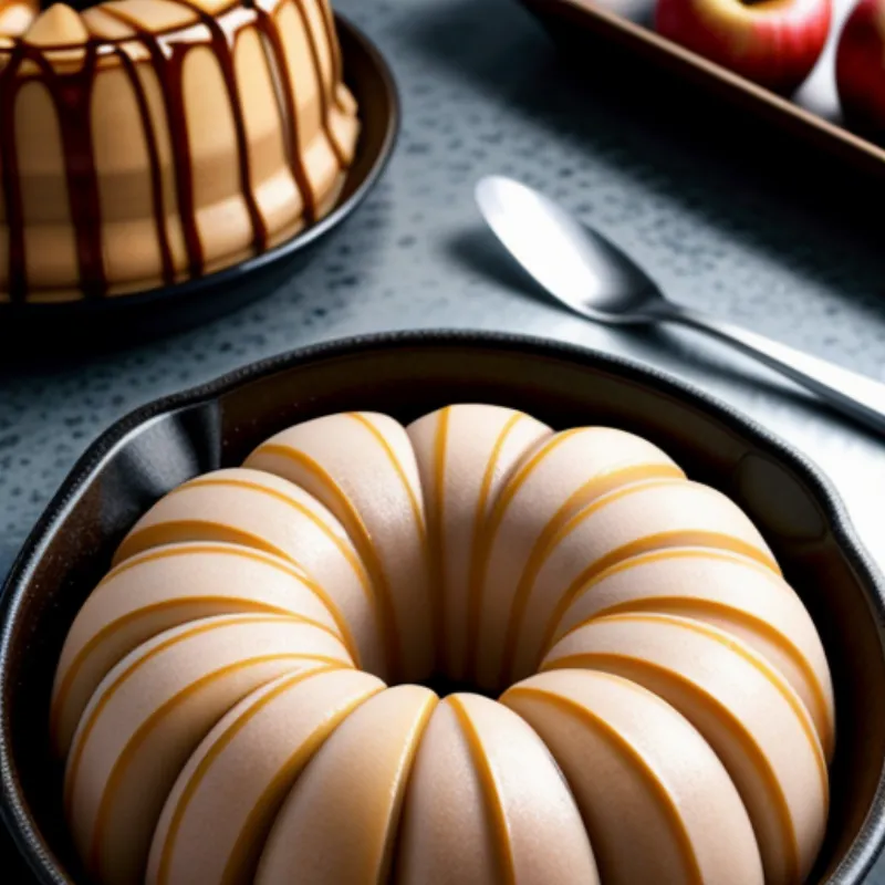 Caramelized Apples in Cake Pan