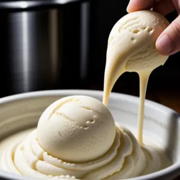 Vanilla Ice Cream Churning