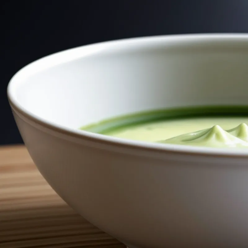 Wasabi Paste in a Bowl