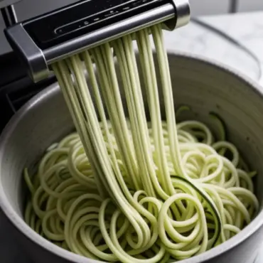 Spiralizing Zucchini into Noodles